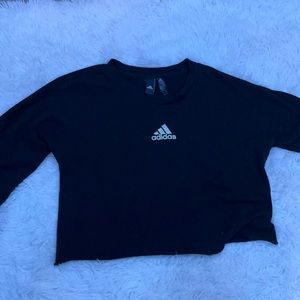 adidas long sleeve crop top